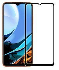 Защитное стекло Full Glue для Xiaomi Poco M3 / Redmi 9T Черный