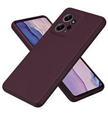 Защитный чехол Liquid Case Full Camera для Xiaomi Redmi Note 12 4G Бордовый