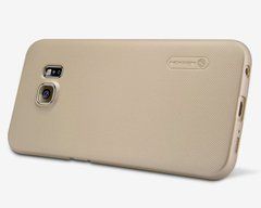 Защитный чехол Nillkin Frosted Shield для Samsung G925F Galaxy S6 Edge Золотистый