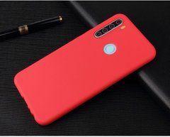 Защитный чехол TPU Matte для Xiaomi Redmi Note 8 / Note 8 2021 Красный