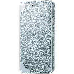Чехол-книжка Flower Book для Samsung A025 Galaxy A02s Серый