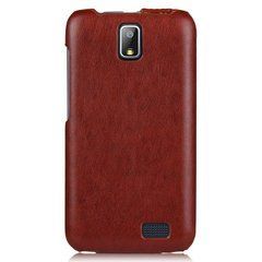 Чехол-флип IMUCA для Lenovo A328 Бордовый
