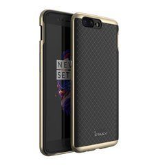 Ударопрочный чохол iPaky TPU+PC для OnePlus 5 Чорний / Золотий