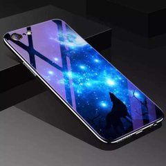 Захисний чохол Fantasy з глянцевими торцями для iPhone 6 / 6S (місяць) Блакитний