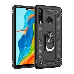 Защитный чехол Kvadrat Ring для Huawei P30 Lite Черный
