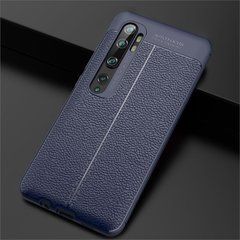 Защитный чехол Leather для Xiaomi Mi Note 10 / Mi Note 10 Pro / Mi CC9 Pro Синий