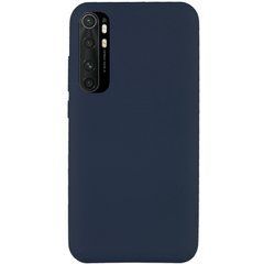 Захисний чохол Liquid Case Full Cover для Xiaomi Mi Note 10 Lite Dark Blue