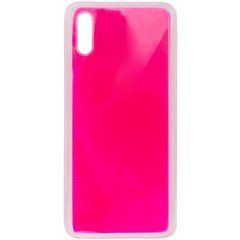 Захисний чохол Neon с песком для Xiaomi Redmi 9A Рожевий