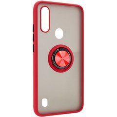 Захисний чохол Ring Buttons для ZTE Blade A7 2020 (з вирізом під сканер) Червоний