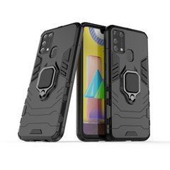 Захисний чохол Strong Guard Ring для Samsung M315F Galaxy M31 Чорний