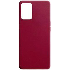Защитный чехол TPU Softon для Oppo A74 4G Бордовый