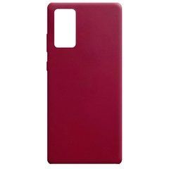 Защитный чехол TPU Softon для Samsung N980F Galaxy Note 20 Бордовый