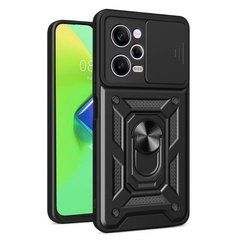 Защитный чехол Kvadrat Ring Lock для Xiaomi Poco X5 Pro 5G / Redmi Note 12 Pro 5G Черный