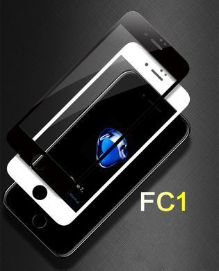 Защитное стекло XO Series-2 FC1 для iPhone 7 / iPhone 8 / SE 2020 Черный