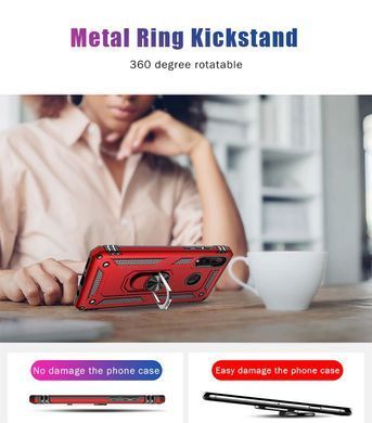 Захисний чохол Kvadrat Ring для Huawei P30 Lite Чорний
