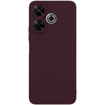 Захисний чохол Liquid Case Full Camera для Xiaomi Redmi 13 4G / Poco M6 4G Бордовий