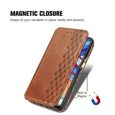 Чехол-книжка Tessero Book для Samsung A715F Galaxy A71 2020 Коричневый