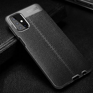 Захисний чохол Leather для Samsung M515F Galaxy M51 Чорний