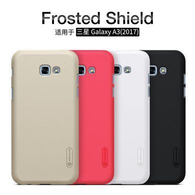 Защитный чехол Nillkin Frosted Shield для Samsung A320F Galaxy A3 2017 Золотистый