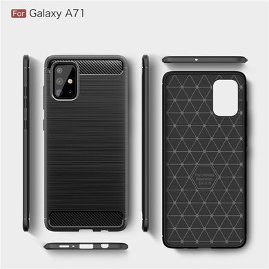 Защитный чехол Slim TPU для Samsung A715F Galaxy A71 2020 Черный