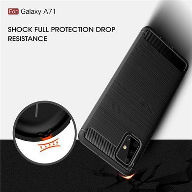 Защитный чехол Slim TPU для Samsung A715F Galaxy A71 2020 Черный