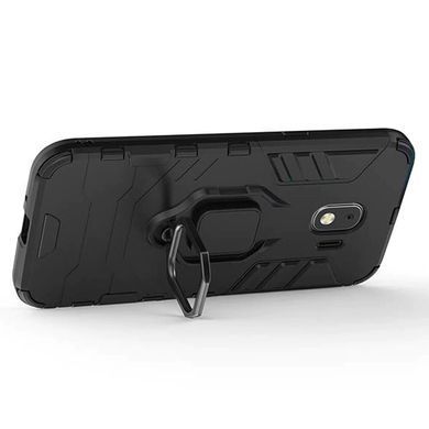 Захисний чохол Strong Guard Ring для Samsung J250 Galaxy J2 Pro 2018 Чорний