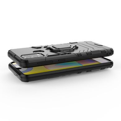 Захисний чохол Strong Guard Ring для Samsung M315F Galaxy M31 Чорний