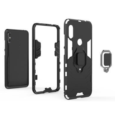 Захисний чохол Strong Guard Ring для Xiaomi Redmi 6 Pro / Mi A2 Lite Чорний