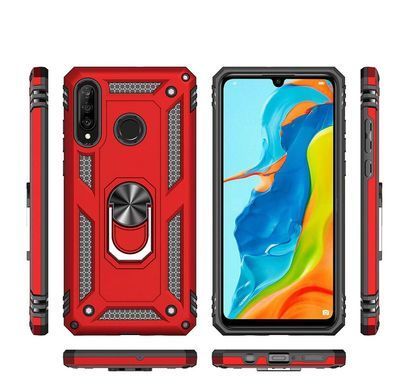 Захисний чохол Kvadrat Ring для Huawei P30 Lite Чорний