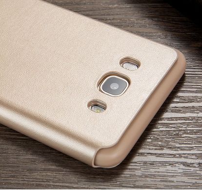 Чехол-книжка X-level FIB Color для Samsung J510H Galaxy J5 Золотистый