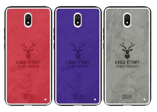 Защитный чехол Deer Textile для Xiaomi Redmi 8A Красный
