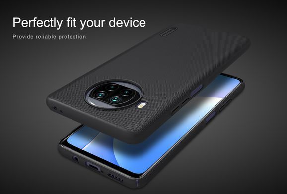 Защитный чехол Nillkin Frosted Shield для Xiaomi Mi 10T Lite / Redmi Note 9 Pro 5G Черный