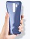Захисний чохол Liquid Case Full Cover для Xiaomi Redmi Note 8 Pro Dark Blue