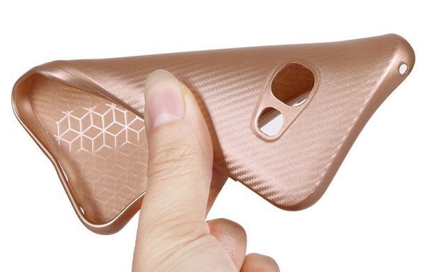 Захисний чохол Carbon TPU для Samsung A520F Galaxy A5 2017 Золотий