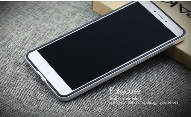Ударопрочный чохол iPaky TPU+PC для Xiaomi Mi Max Чорний / Сріблястий