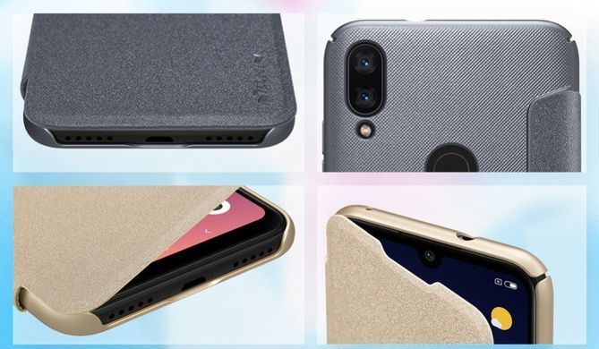 Чохол-книжка Nillkin Sparkle для Xiaomi Mi Play Золотий