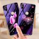 Захисний чохол Fantasy з глянцевими торцями для Xiaomi Mi8 (квіти) Малиновий