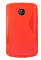 Чохол TPU S-line для LG E410 / E420 Optimus L1 II Червоний
