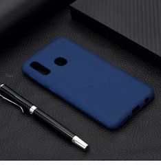 Захисний чохол TPU Matte для Samsung A202F Galaxy A20e Синій