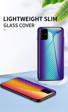 Защитный чехол Knitin Carbon для Samsung A515F Galaxy A51 2020 Синий