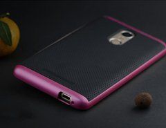 Ударопрочный чохол iPaky TPU+PC для Xiaomi Redmi Note 3 / Redmi Note 3 Pro Чорний / Рожевий