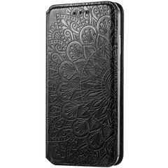 Чехол-книжка Flower Book для Samsung A125F Galaxy A12 / A127F Galaxy A12 Nacho / Galaxy A12s / Galaxy M12 Черный
