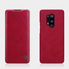 Чехол-книжка Nillkin Qin для OnePlus 8 Pro Красный