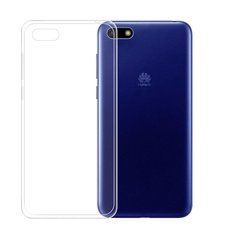 TPU чехол Strong Clear 0,5mm для Huawei Y5 Prime 2018 / Huawei Honor 7A Прозрачный