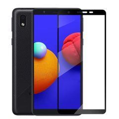 Защитное стекло 5D Plus для Samsung A013F Galaxy A01 Core / M013F Galaxy M01 Core Черный