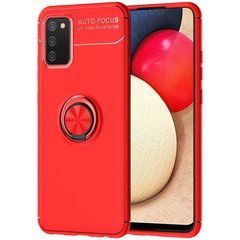 Захисний чохол Color Ring для Samsung A025 Galaxy A02s Червоний