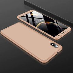 Защитный чехол GKK Full 360 для Xiaomi Redmi 7A Золотистый