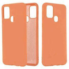 Защитный чехол Liquid Case Full Cover для Samsung A217F Galaxy A21s Оранжевый