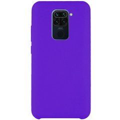 Захисний чохол Original Liquid Case для Xiaomi Redmi Note 9 / Redmi 10X Фіолетовий
