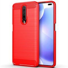 Защитный чехол Slim TPU для Xiaomi Redmi K30 / Poco X2 Красный
